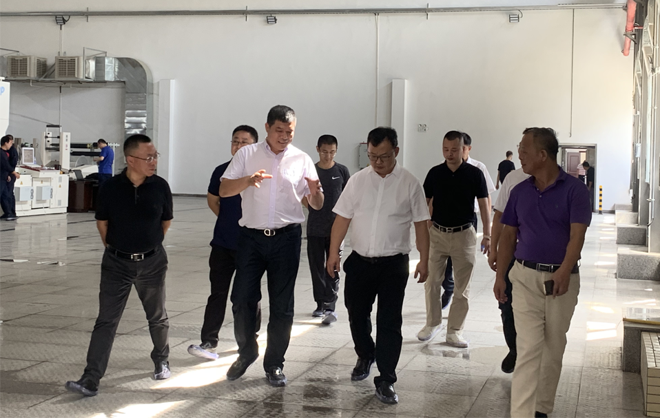 福清市代市长张新怿一行辅导 莅临bte365官网新资料科技工业园参观调研